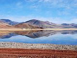 39 Hills Reflect Perfectly In The Water Just After Leaving Paryang Tibet For Mount Kailash
